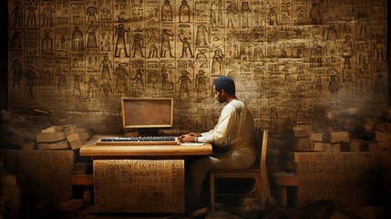 the role of the ancient Egyptian scribe in record-keeping