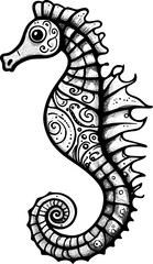 seahorse cartoon