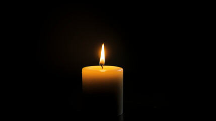 candle in the dark