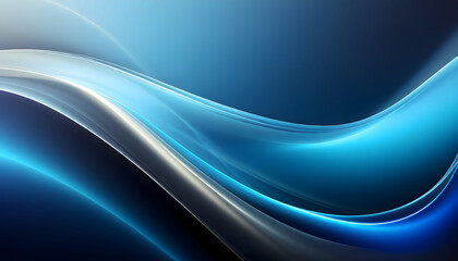 Blue wave abstract wallpaper