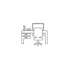 Single icon of a cloud computing. Vector illustration