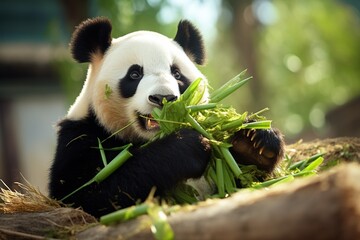 Obraz premium giant panda bear