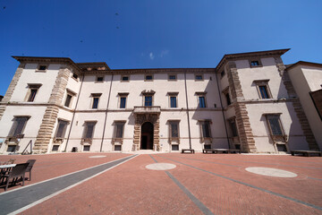 Fototapeta na wymiar Historic buildings of Acquasparta, Umbria, Italy
