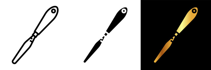 The Pallet Knife icon embodies the spirit of artistic liberation and expressive freedom.