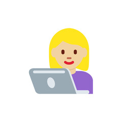 Woman Technologist: Medium-Light Skin Tone