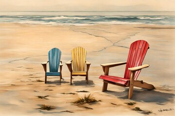 Adirondack Beach  Chairs