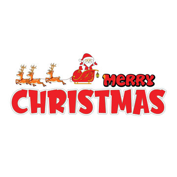 Merry Christmas vector Art Stock photo | Adobe stock