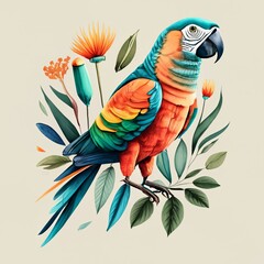Obraz premium blue and yellow macaw