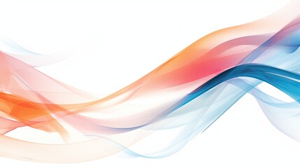 Naklejka premium Vivid Abstract Visualization - Cutting-edge Futuristic Desktop Wallpaper - Innovative Digital Design Art. Generative AI