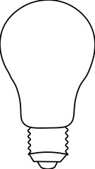 Idea, innovación, foco en líneas, foco contorno, éxitos, sin fondo, fondo transparente