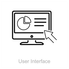 User Interface and ui controls icon concept 