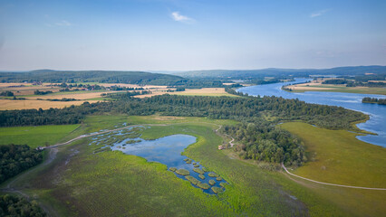 The municipal nature reserve Stadssjön is a green oasis in Hedemora