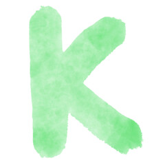 green letter k