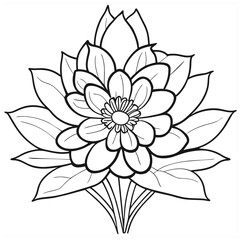 illustration of lotus flower