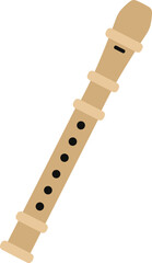Fototapeta premium Flute illustration