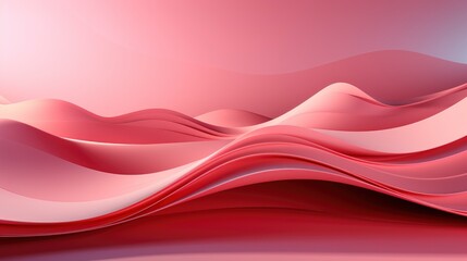 Pastel Pink Red Soft 3D,Valentine Day Background, Background For Banner, HD