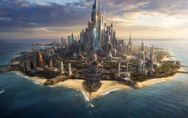 Obraz premium Lost city