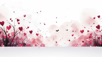 Valentines Day Design Decorative Elements,Valentine Day Background, Background For Banner, HD