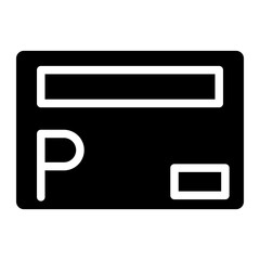 parking card glyph