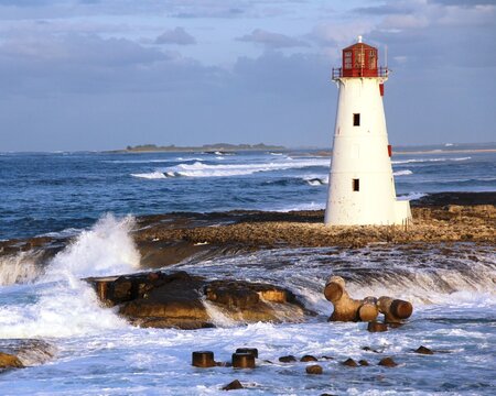Historic Lighthouse in the Bahamas