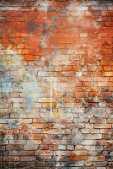 Dirty wall of bricks texture for backdrop and design