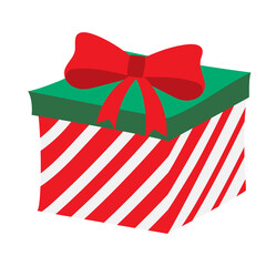 Gift box vector in christmas and new year