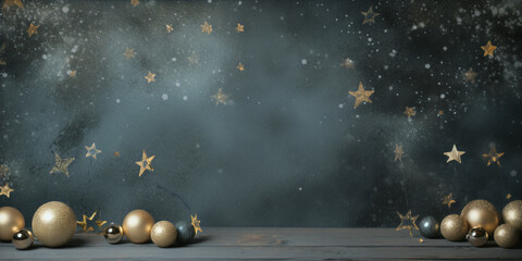 Fototapeta premium christmas decoration background wallpaper invitation gift card