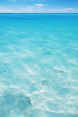 Fototapeta na wymiar Crystal clear sea water background for backdrop and design