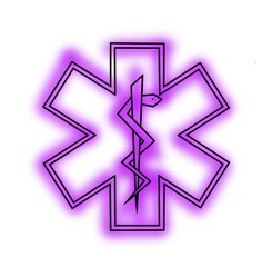 Medical Star of Life in Multiple Colors