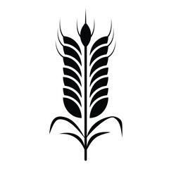 Fototapeta premium Wheat icon design, illustration design