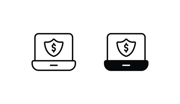 Payment Varified icon design with white background stock illustration
