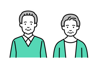 シニアの夫婦
