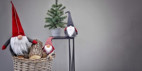 Obraz premium Tomtar in Sweden, Scandinavian folk elves