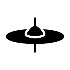 Cymbal Glyph Icon
