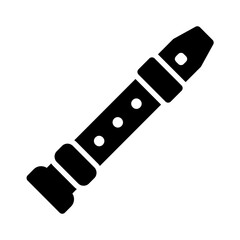 Flute Glyph Icon