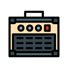 Amplifier Fill Icon