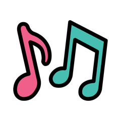 Music Fill Icon