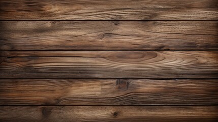 Naklejka premium Brown wood rustic texture background, top view of wooden panels, desk