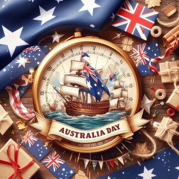 Australia Day, 26 January arrival of the First Fleet of 11 convict ships