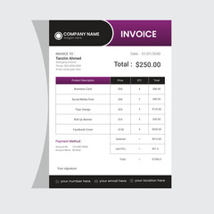 Invoice Design & Template