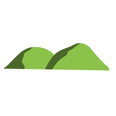 Green hill vector 