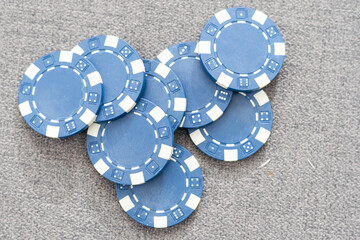 Blue Chip Stock Investment Stock Photo