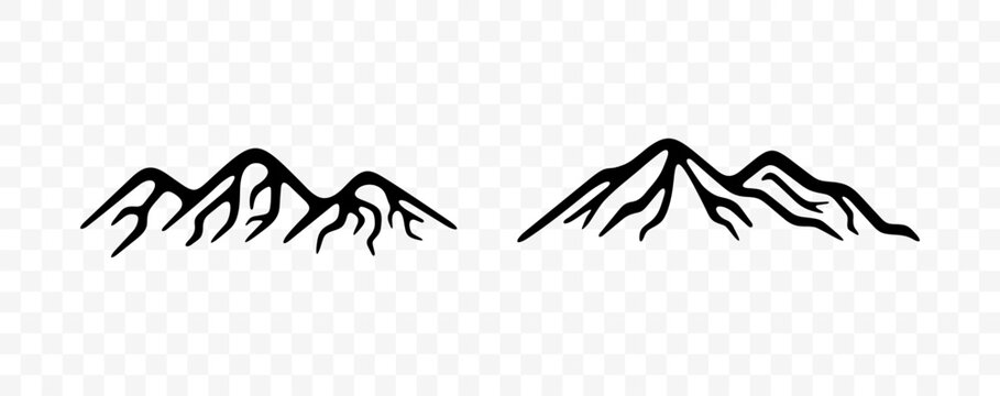 Mountains, mountaineering, climbing, hill, peak and nature, graphic design. Landscape, scenery, travel, traveling and journey, vector design and illustration