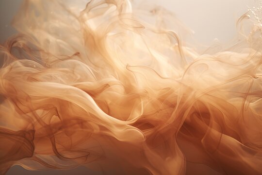  a close up of a liquid or substance in the air with a lot of smoke coming out of the top of the liquid and on the bottom of the image.