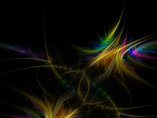 Imaginatory fractal abstract background Image
