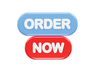 Order now icon 3d rendering buy illustration element