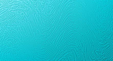 Blue abstract tactile embossed texture. Poster design with Turing pattern wavy lines. Liquid lines for banner, flier, invitation, cover, business card. - obrazy, fototapety, plakaty