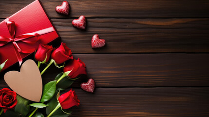 Naklejka na ściany i meble Valentines Card