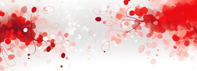 Obraz premium Abstract Red and White Background