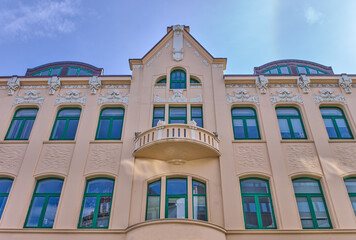 Obraz premium Norwway, the splendid nature and the typical architectures